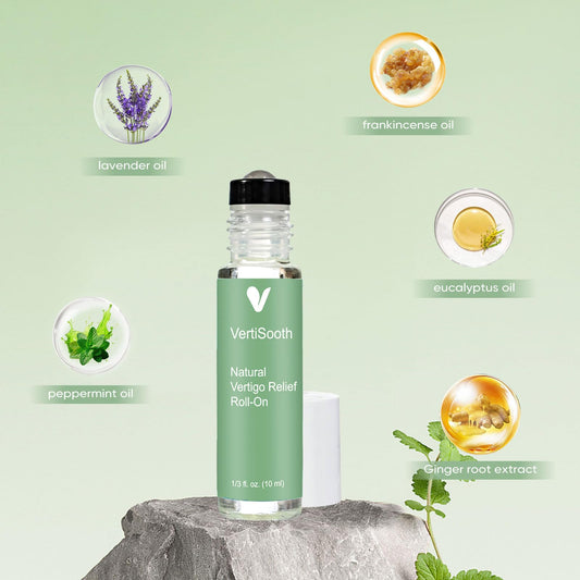VERTISOOTH natural-formula roller glides smoothly for a calming, focused day.