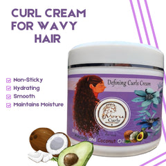 VeruCurly wave model shows soft, frizz-controlled curls.