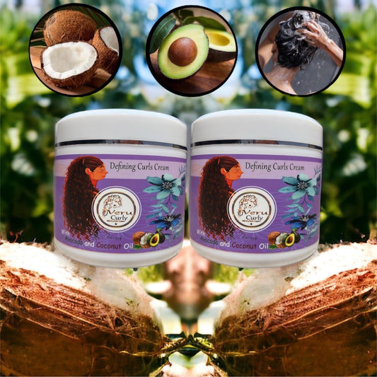 VeruCurly pack of two bottles provides extended curl-definition for waves.