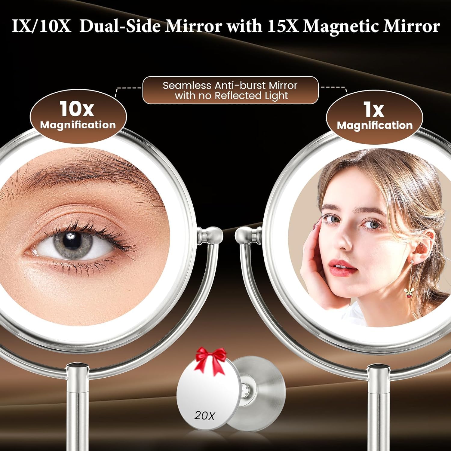 VESAUR 10MP HD imaging close-up reveals skin texture and pores