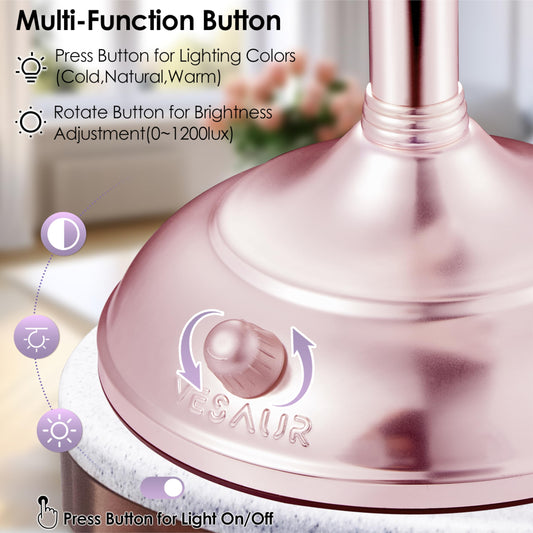 Plug-in or battery power options for home or travel.
