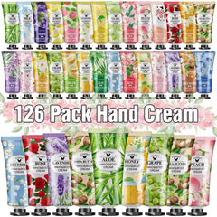 VESPRO 126-pack hand cream set front view for gifting and daily moisture.