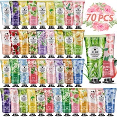 VESPRO 70-pack hand cream set variety pack for daily moisture