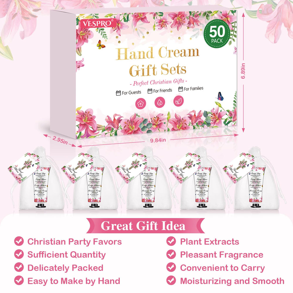 VESPRO Bible verse on hand cream label for daily inspiration