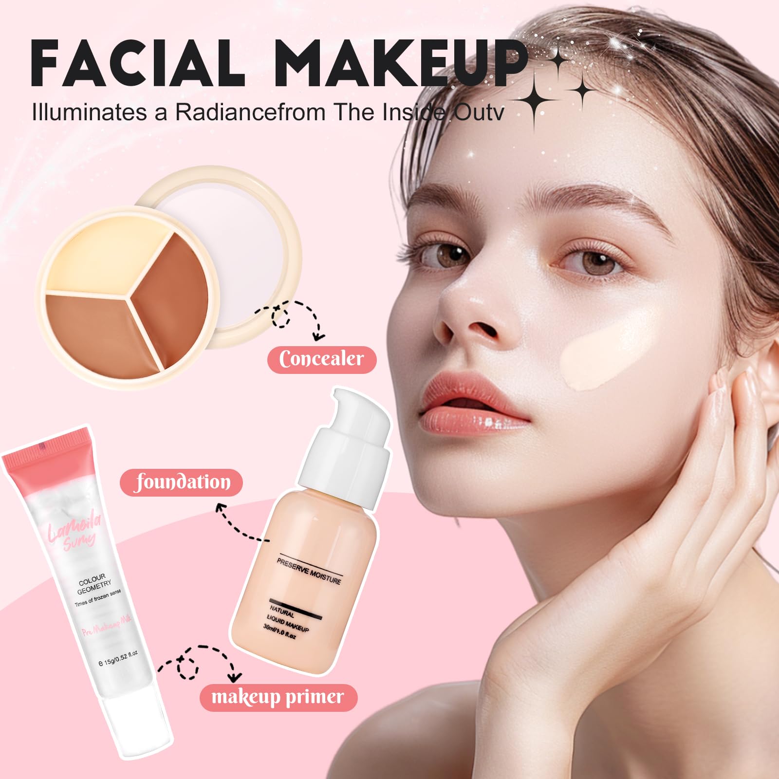 VESPRO eyeshadow palette delivers vibrant colors for versatile teen looks.