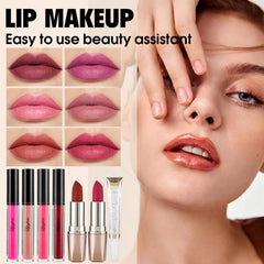 VESPRO lipsticks and lipgloss set for full, glossy color.