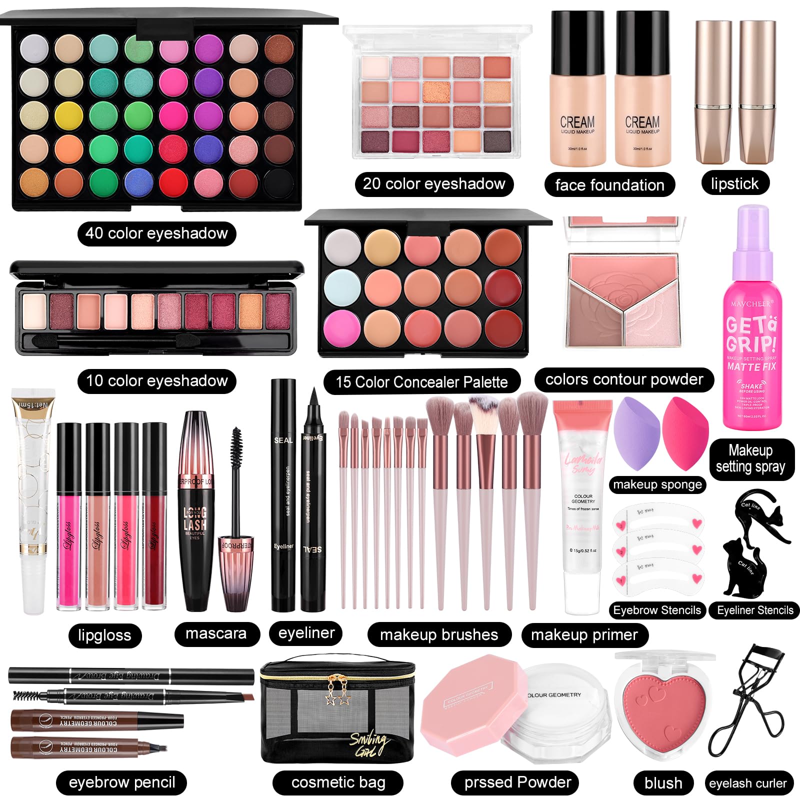 VESPRO portable 20-color palette ideal for on-the-go touch ups.