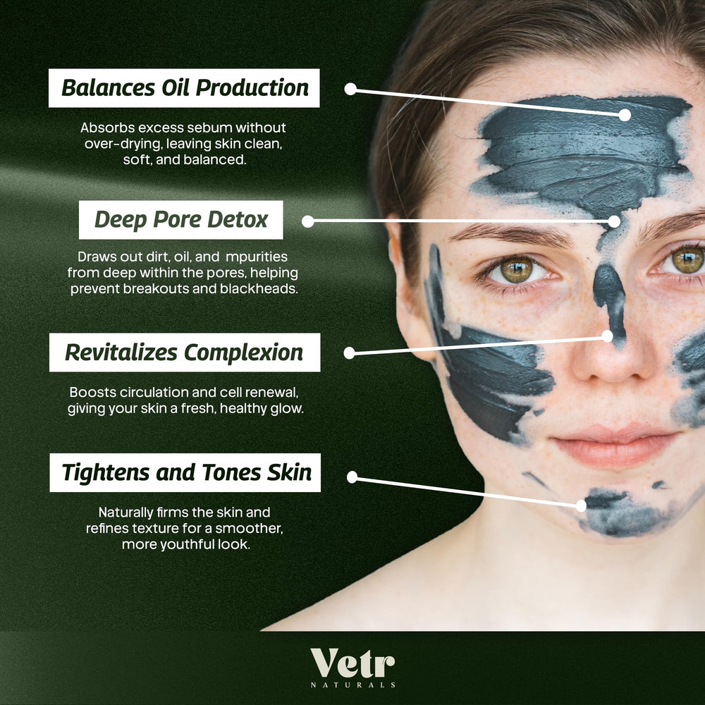 Deep pore cleansing mask application demonstrates impurity removal and refreshed skin.