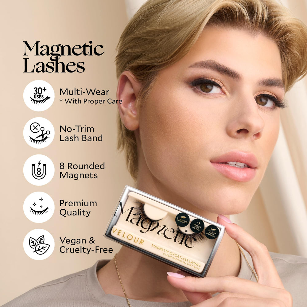 All-eye-shape friendly VeVelour lashes blend seamlessly with any eye shape.