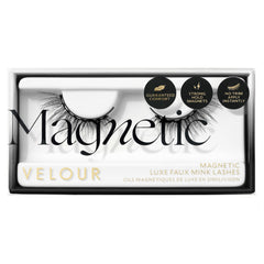 VeVelour magnetic eyelashes showing 8 magnets on a soft cotton band for secure wear.