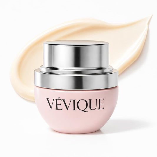 Veviqe Claréne eye cream tube showing silky texture for smooth under-eye care