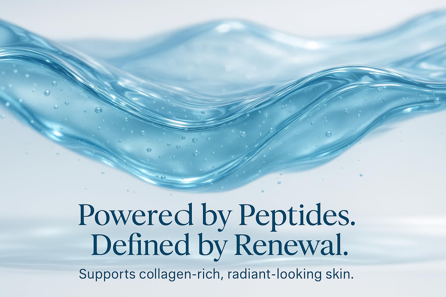 VÉVIQUE Renewelle Bleu Serum absorbs quickly into the skin.