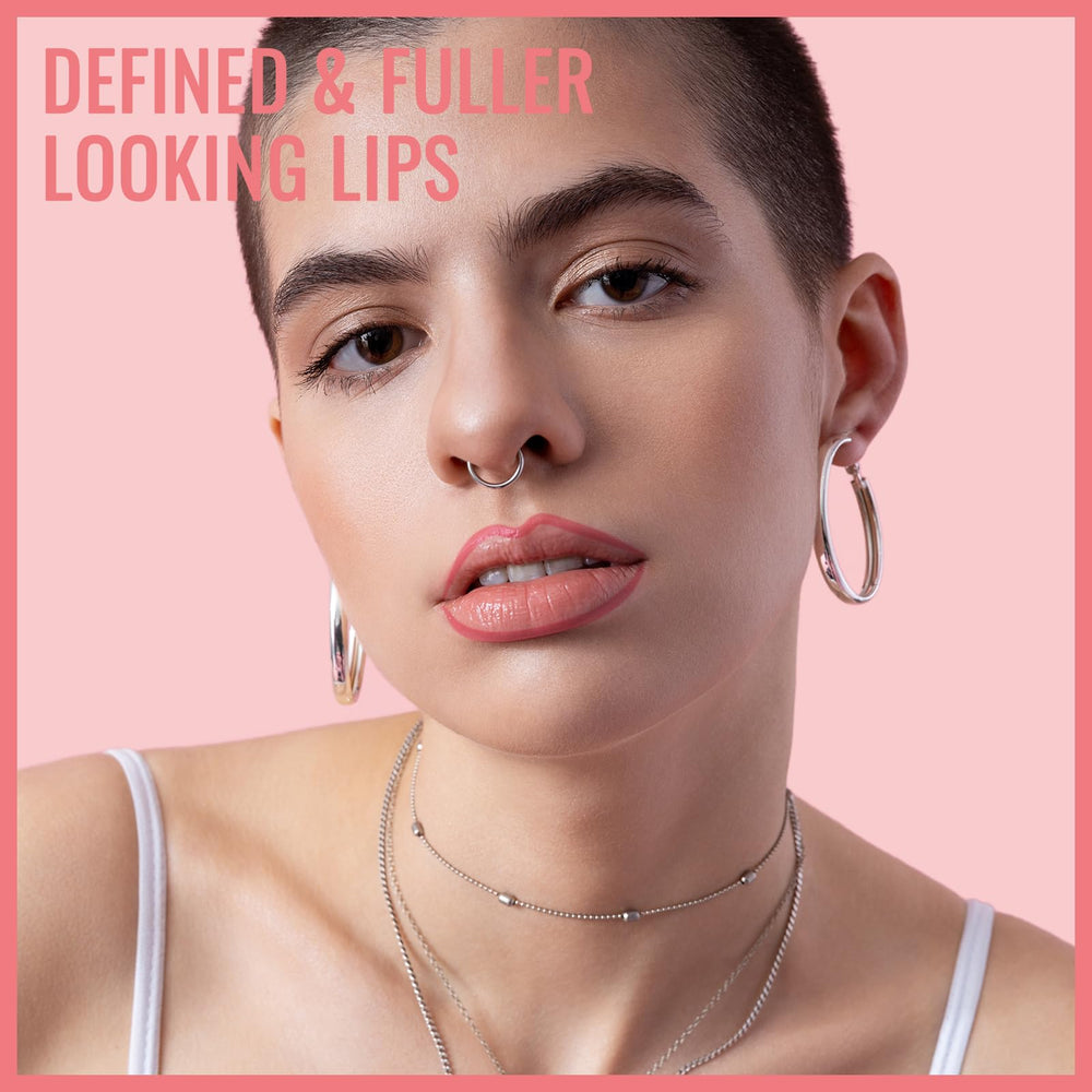 Vevivia Lip Liner Stain swatches in Nude Pink reveal versatile shade range.