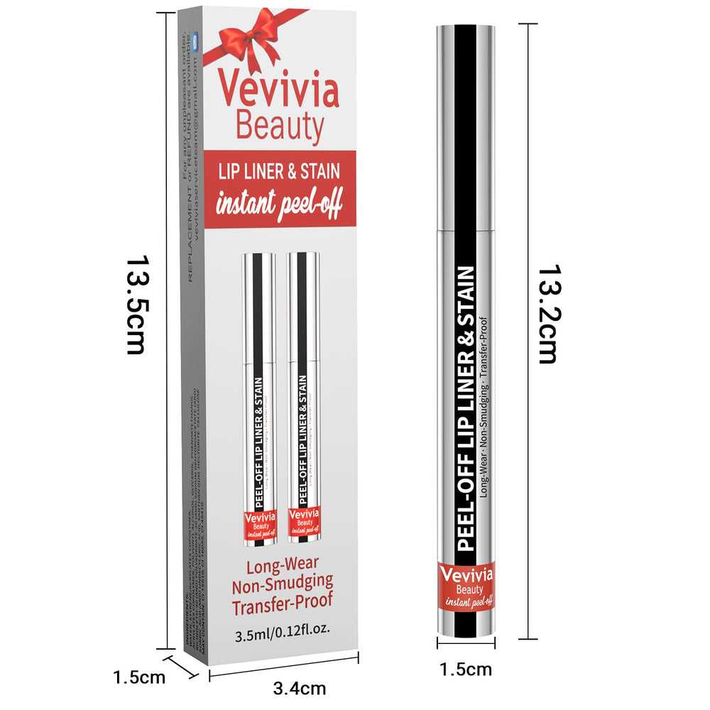 Vevivia Peel-Off Removal Lip Stain for clean removal.