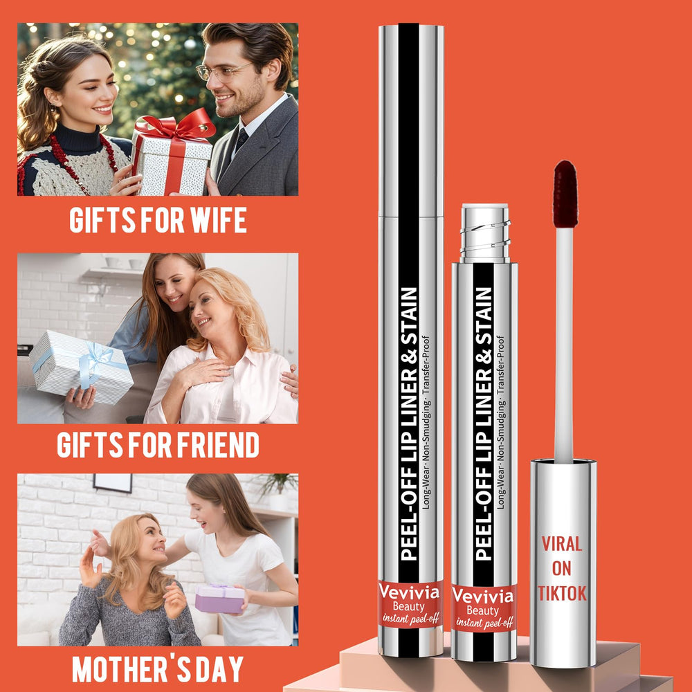 Vevivia Waterproof Smudge-Proof Lip Stain for meal-proof wear.