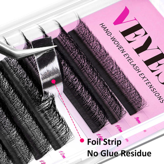 VEYES INC YY-W premade fans deliver fluffy volume without manual fan creation.