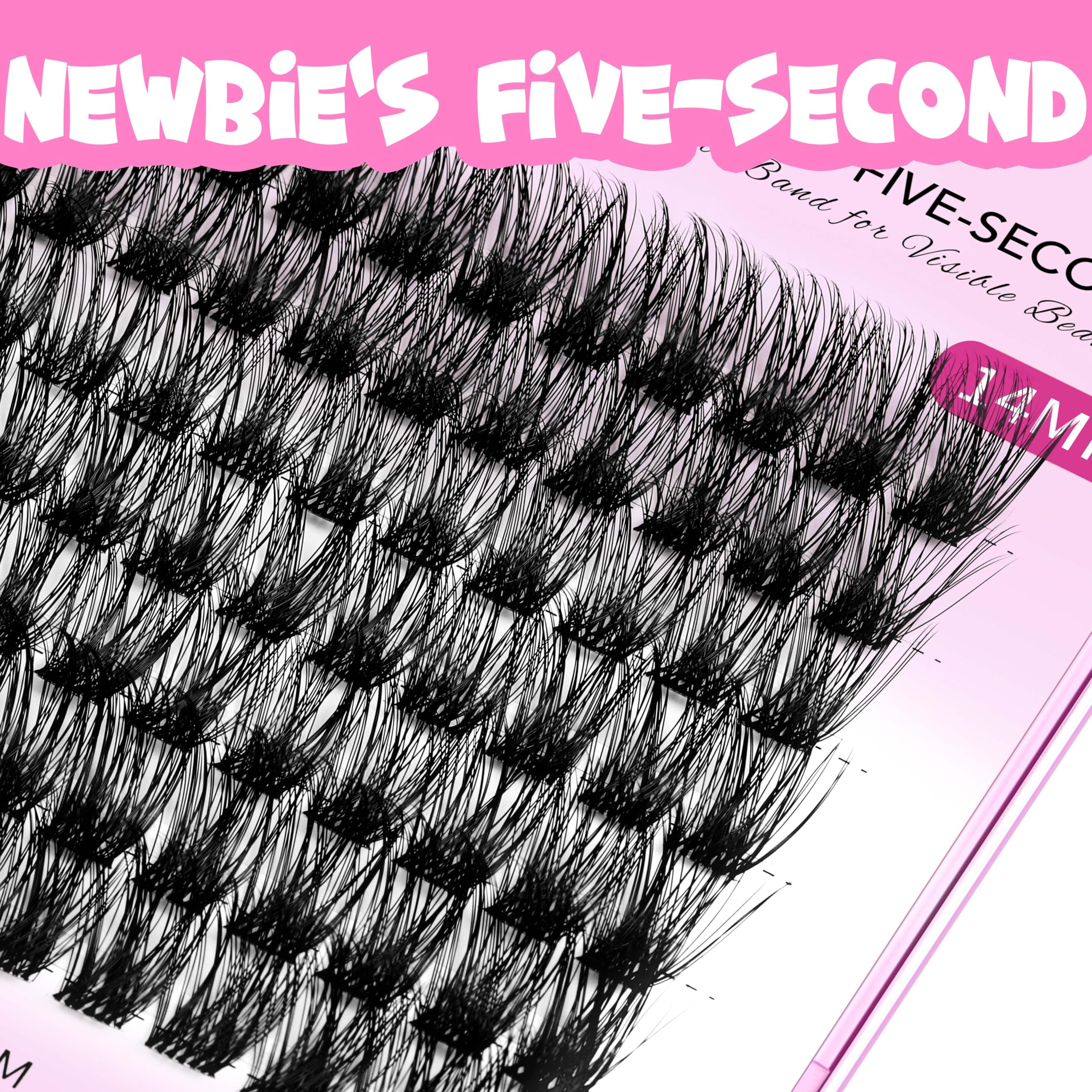 VEYESBEAUTY Handmade PBT Fiber — fluffy, lightweight lashes for comfortable wear.