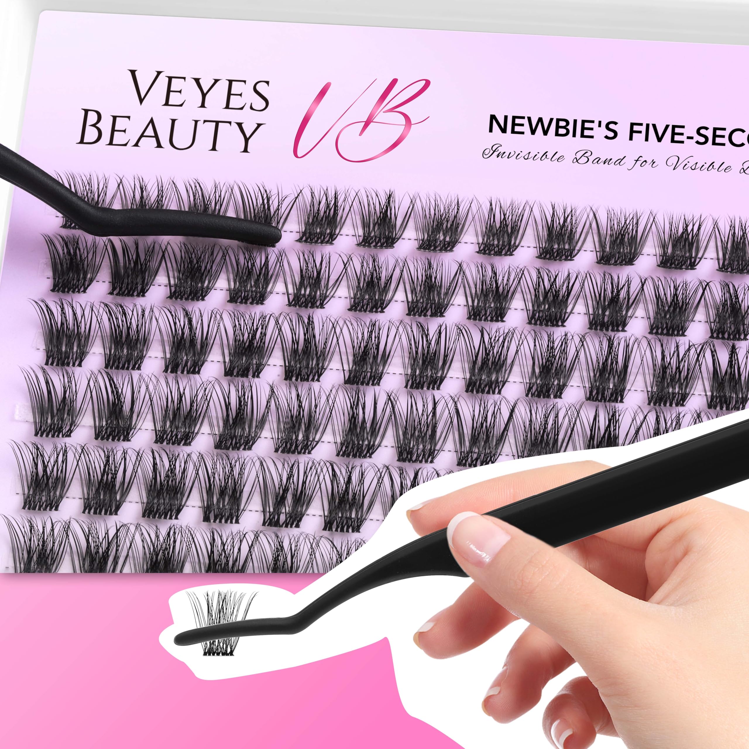 VEYESBEAUTY Lash-curler, bond, and sealer guide supports long-lasting results.