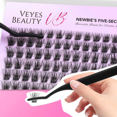 VEYESBEAUTY Lash-curler, bond, and sealer guide supports long-lasting results.
