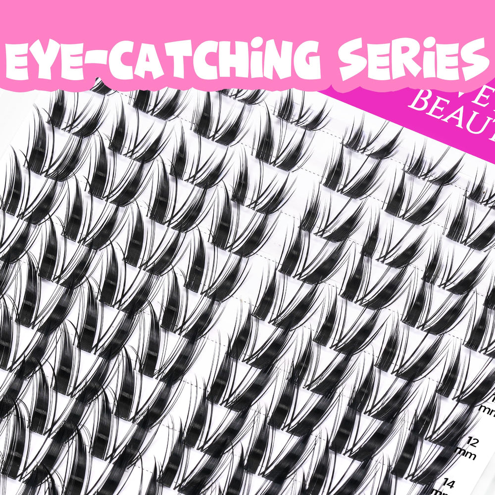 VEYESBEAUTY Invisible-band lashes provide comfortable wear and natural volume.