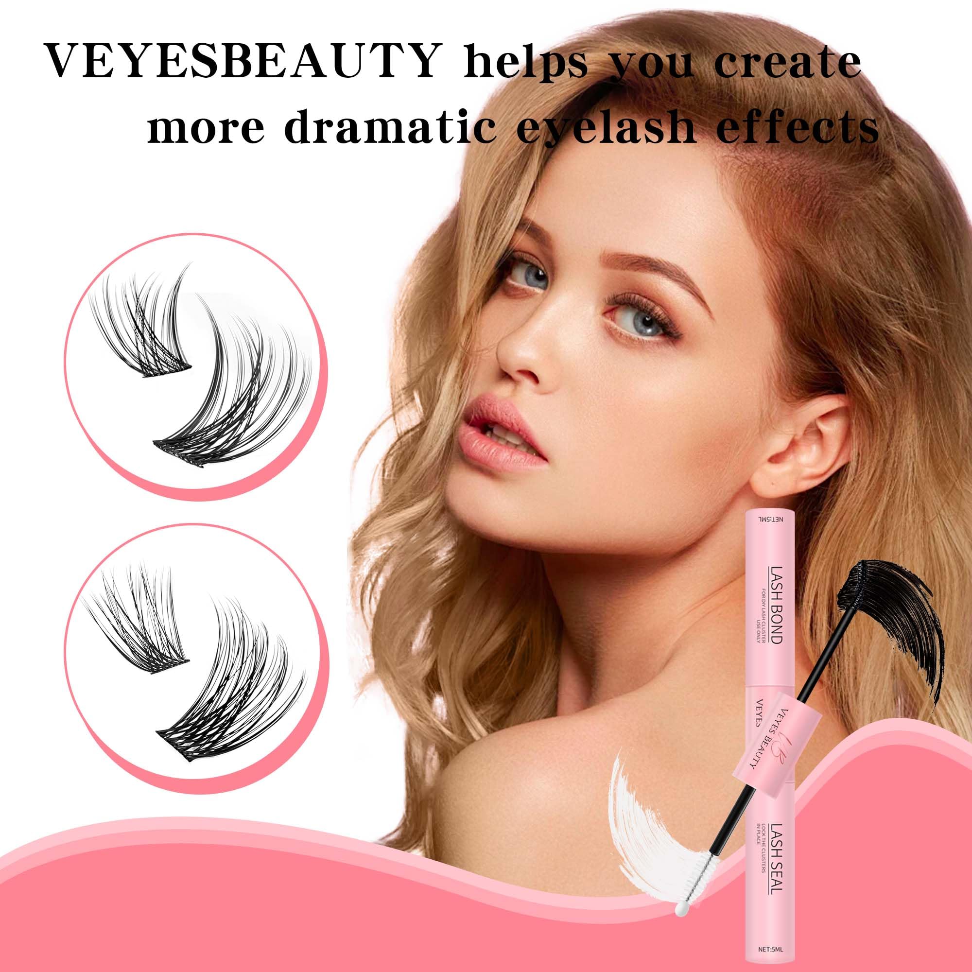 VEYESBEAUTY easy removal and gentle on natural lashes