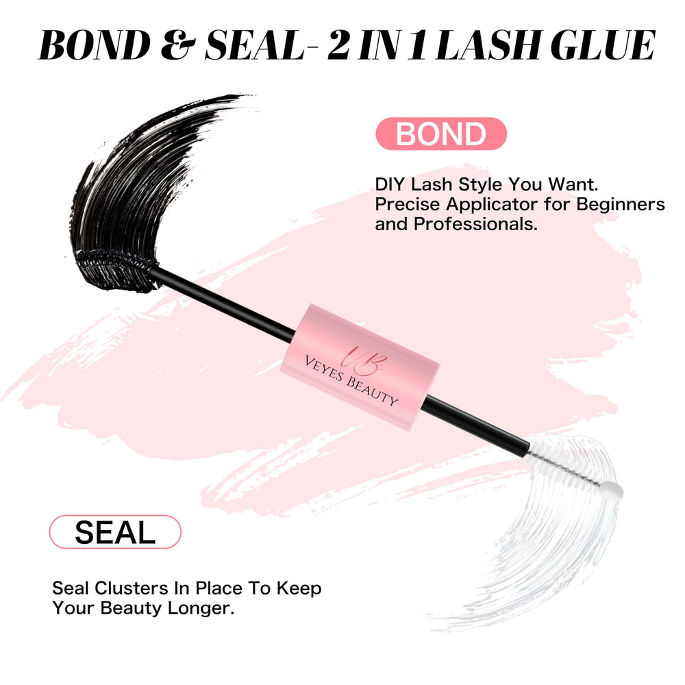VEYESBEAUTY spiral brush enables precise, clean application