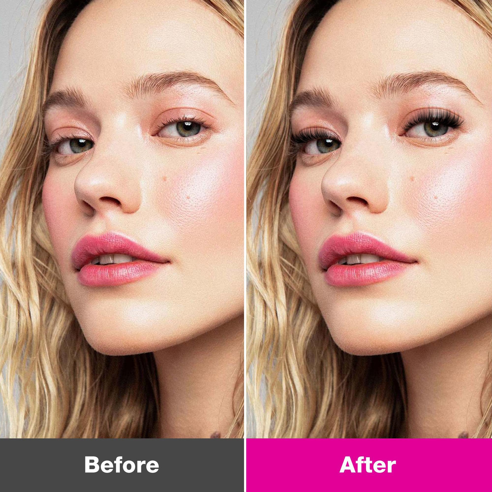 VEYESBEAUTY five-second look for quick daily lash enhancement