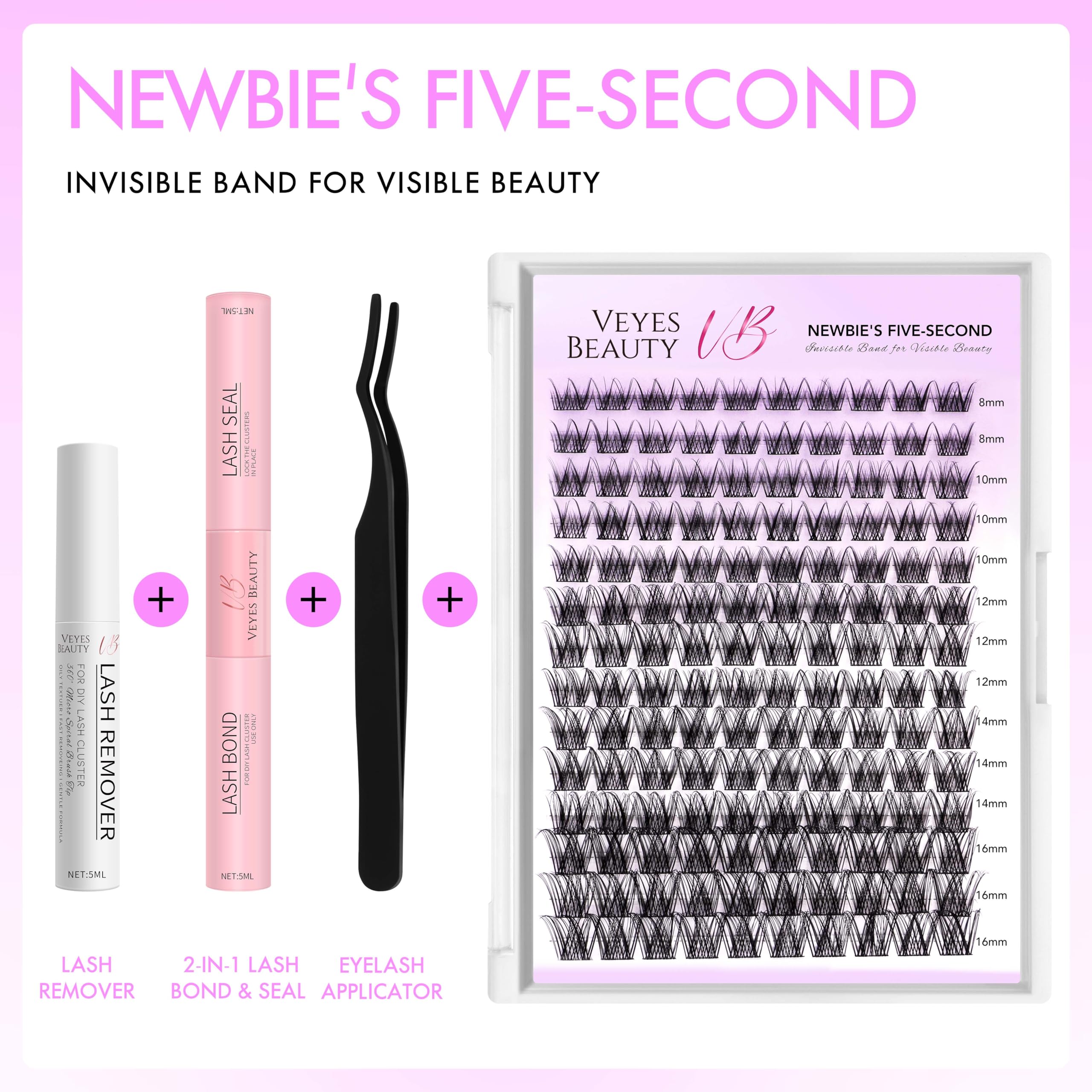 VEYESBEAUTY Luxe Bold Kit bond-seal remover applicator demonstrates convenient tools for maintenance.