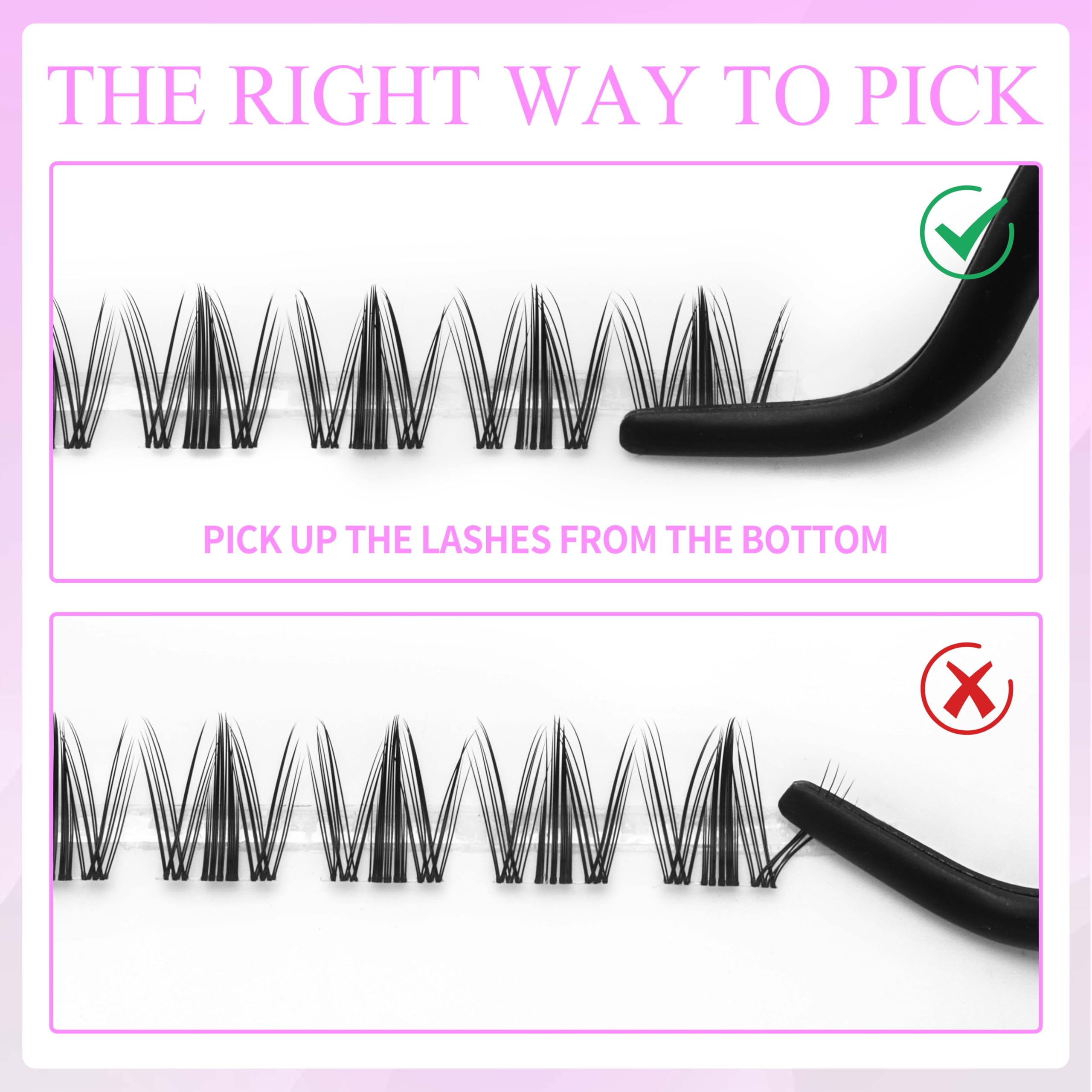 Manga Lash Clusters deliver a natural, fluffy look for daily wear.