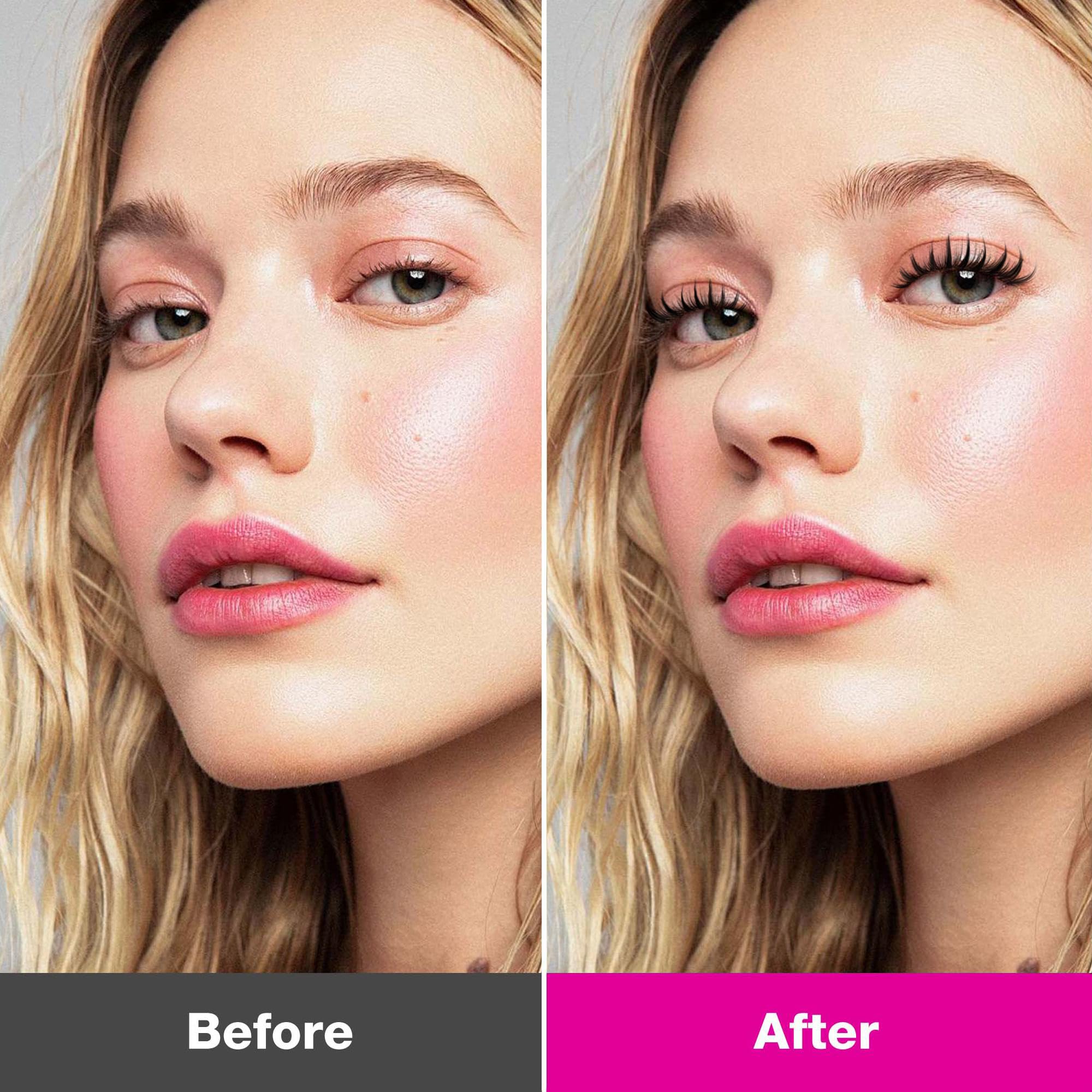 VEYESBEAUTY Bunny lash clusters with mixed lengths for fluffy volume.