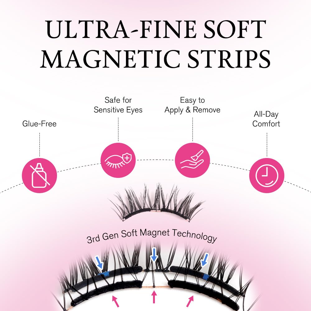 NomSpirit lashes on the left eye show balanced, effortless vibe.