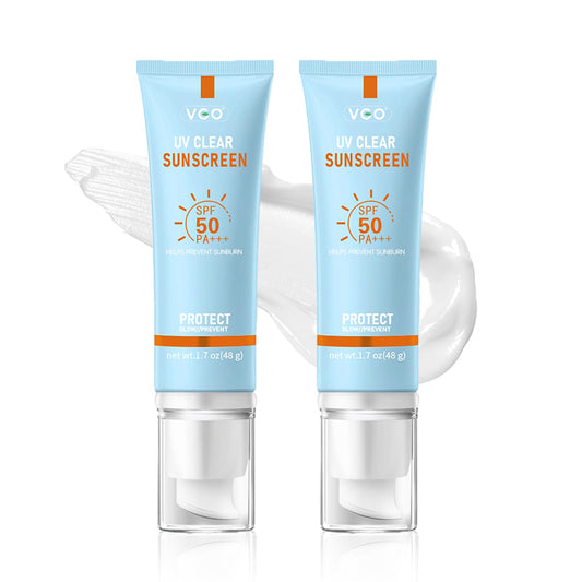 VGO Mineral Sunscreen for Face bottle showing lightweight, non-greasy protection for daily use.
