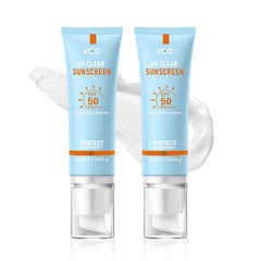 VGO Mineral Sunscreen for Face bottle showing lightweight, non-greasy protection for daily use.