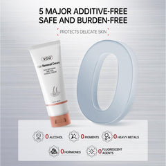 VGO Painless Hair Removal Cream packaging communicates all-skin-types design.