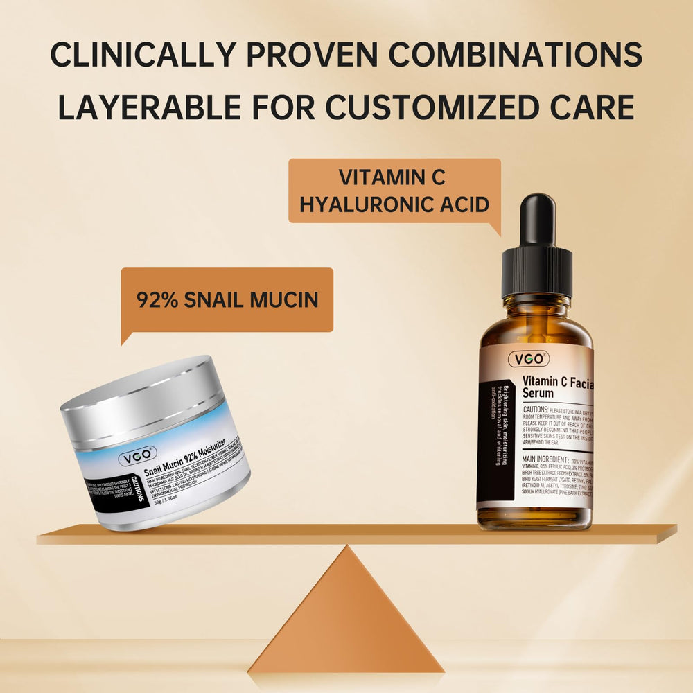 VGO serum dispensing close-up illustrating smooth texture