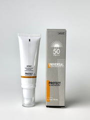 VGO fragrance-free label suits sensitive skin during sunny days.