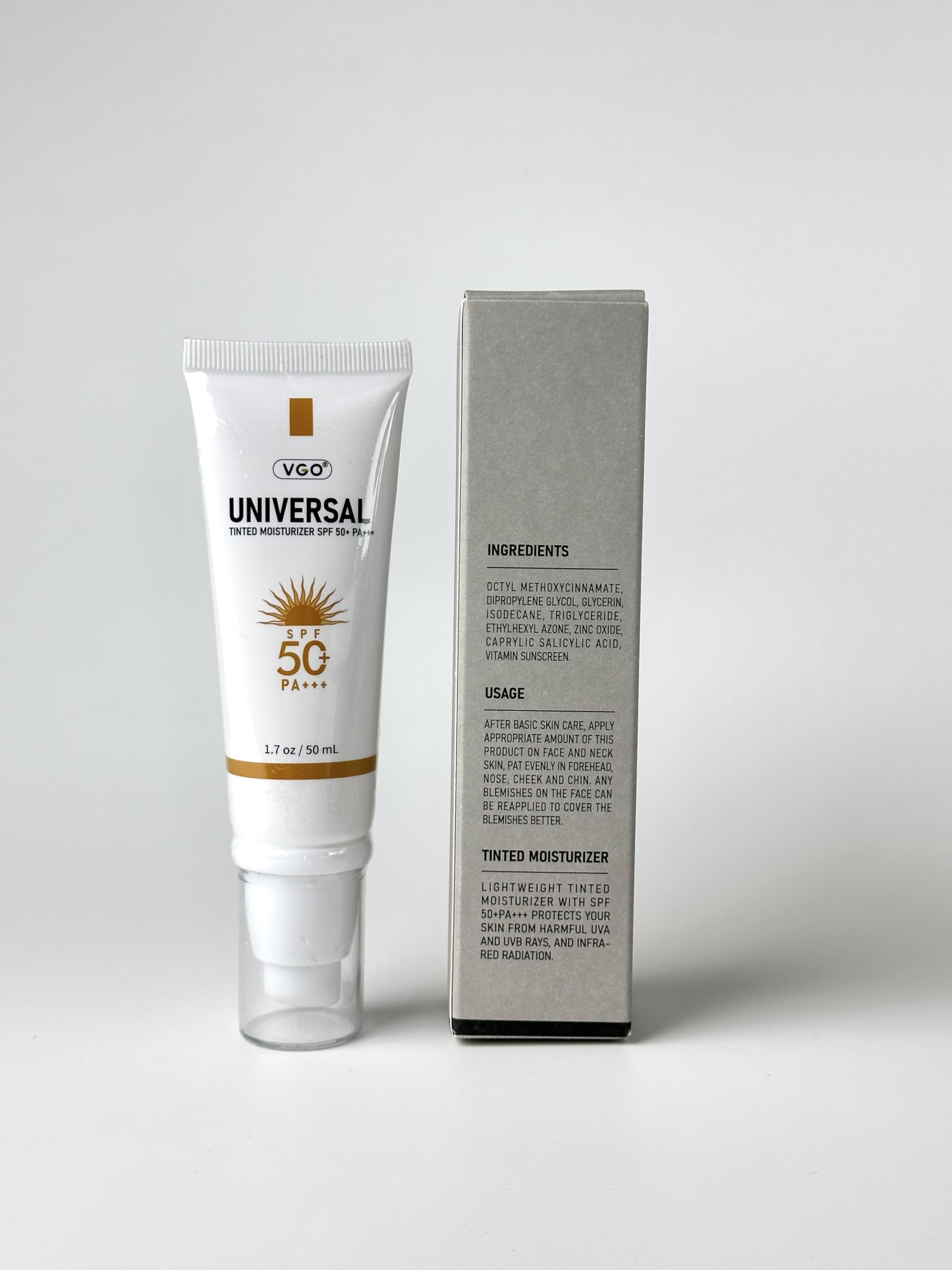 VGO hydrating formula keeps skin moisturized under sun exposure.