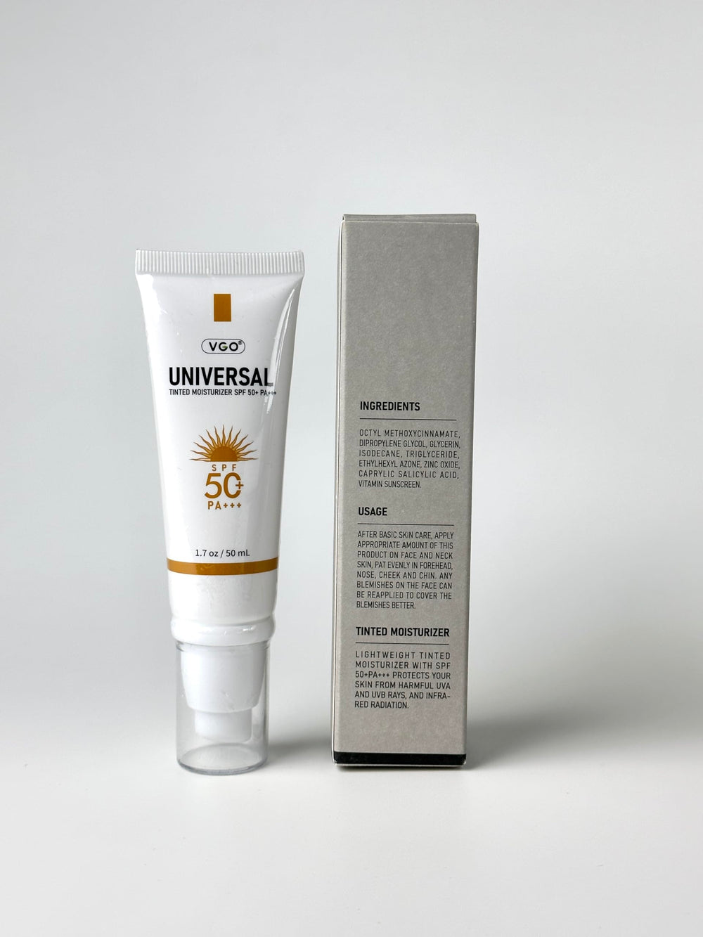 VGO hydrating formula keeps skin moisturized under sun exposure.