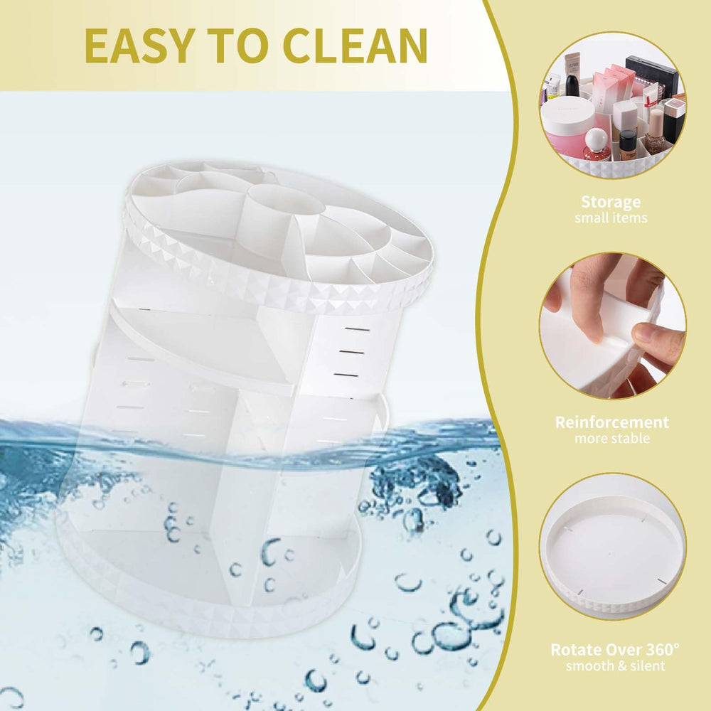 V-HANVER sturdy clear acrylic construction is durable and transparent