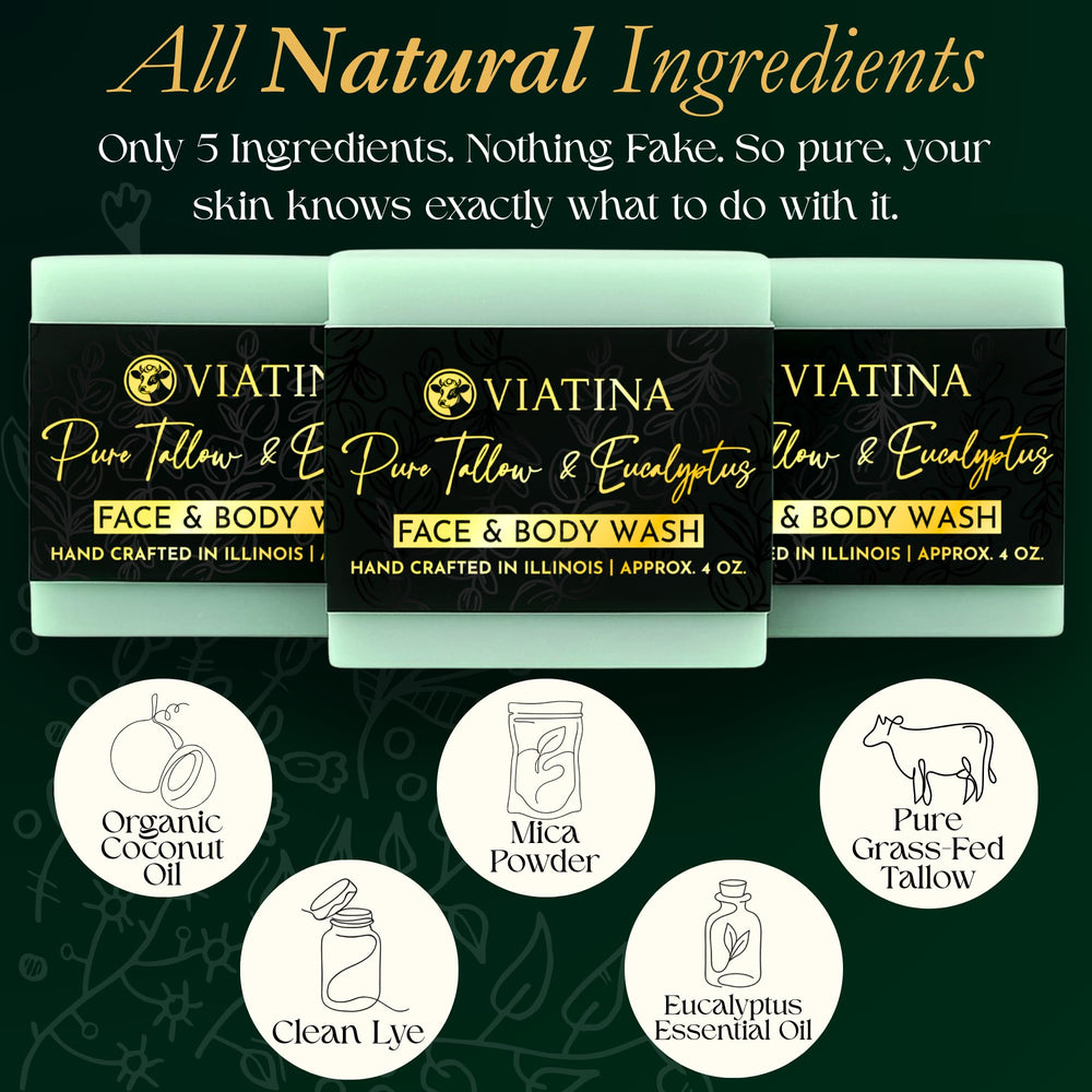 Viatina grass-fed ingredients highlight natural skin nourishment