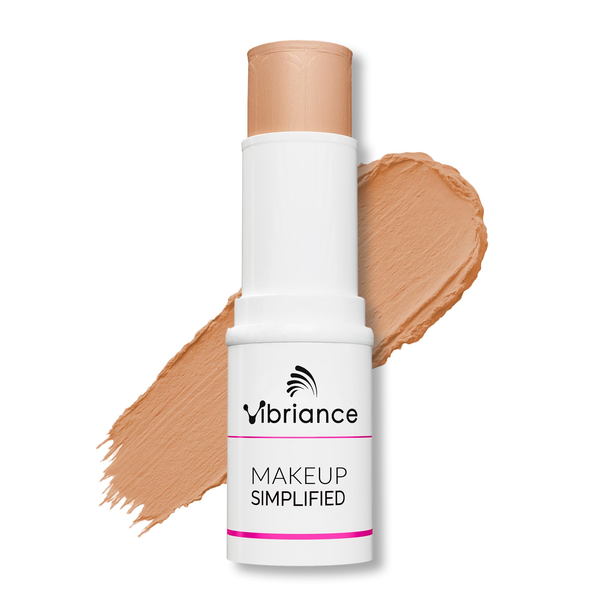 Vibriance Complexion Sticks 3-in-1 foundation close-up showing buildable coverage.