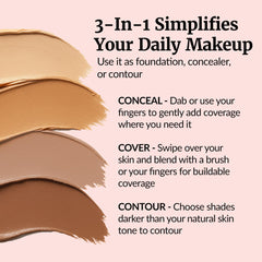 Vibriance Complexion Sticks texture-closeup highlights silky glide for aging skin.