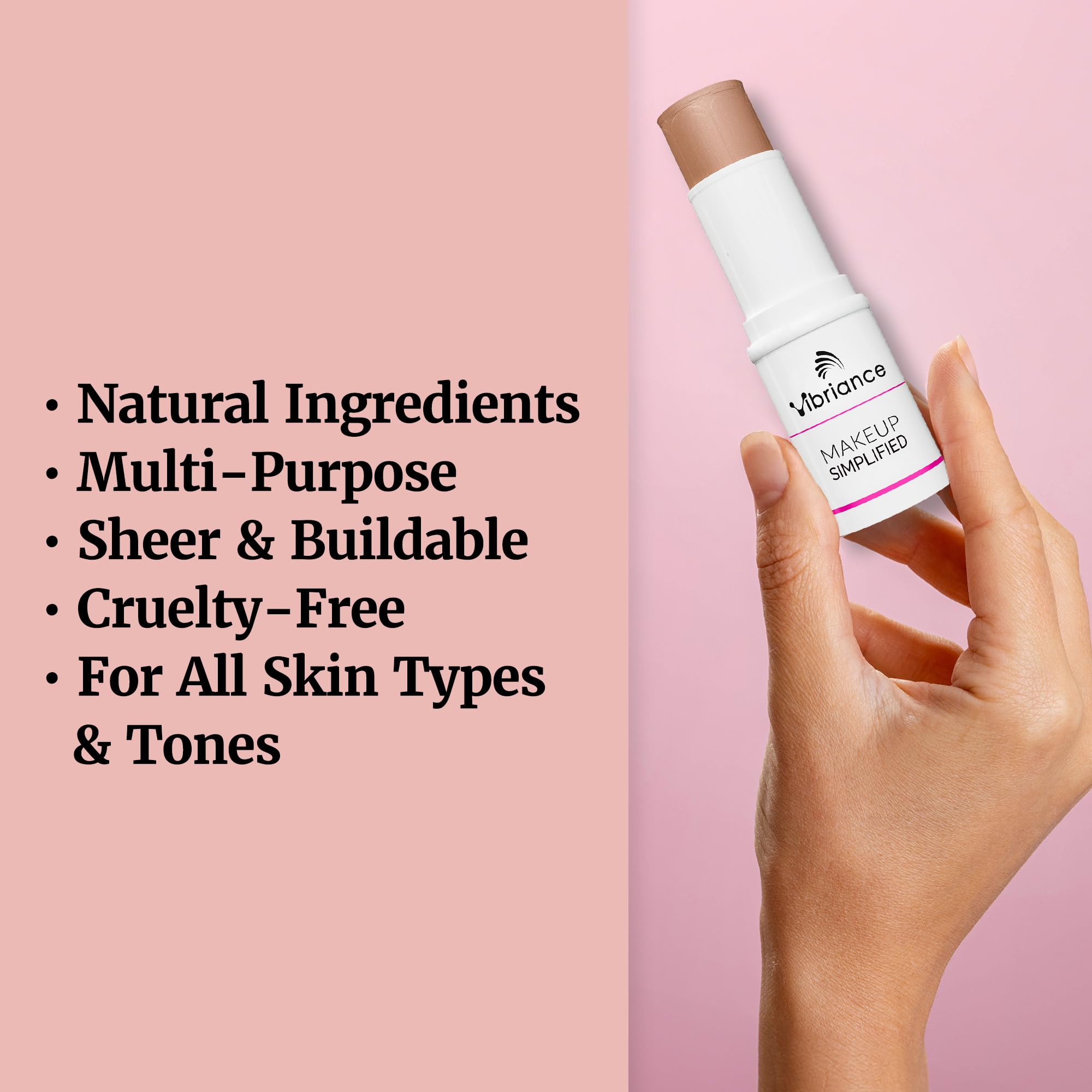 Vibriance Complexion Sticks under-eye-brighten reveals subtle luminosity without heaviness.