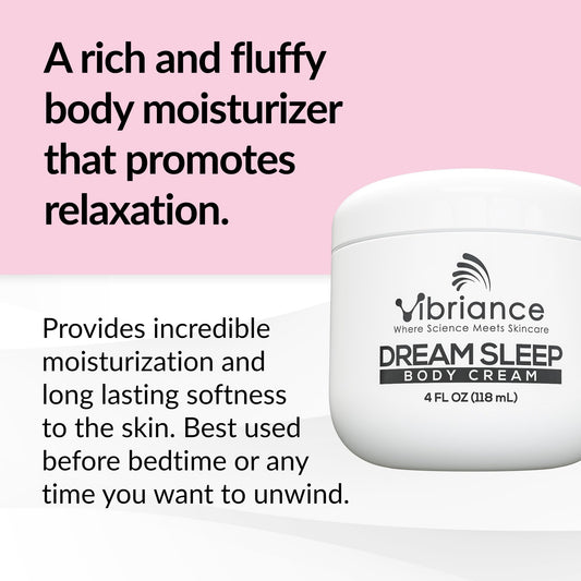 Vibriance Dream Sleep bottle lid closed for calm nightly routine