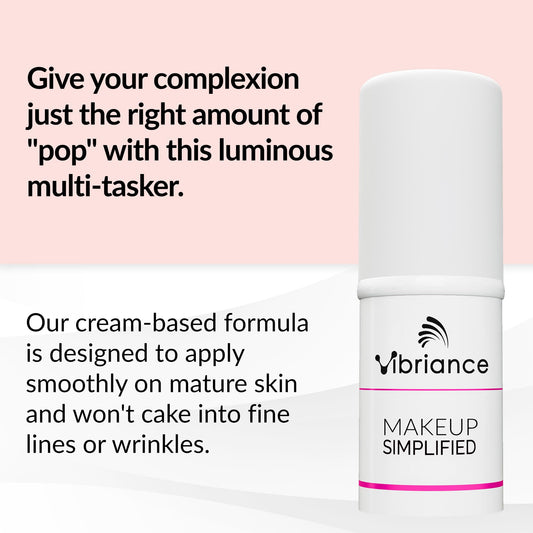 Vibriance highlighter-stick cream texture ready to blend