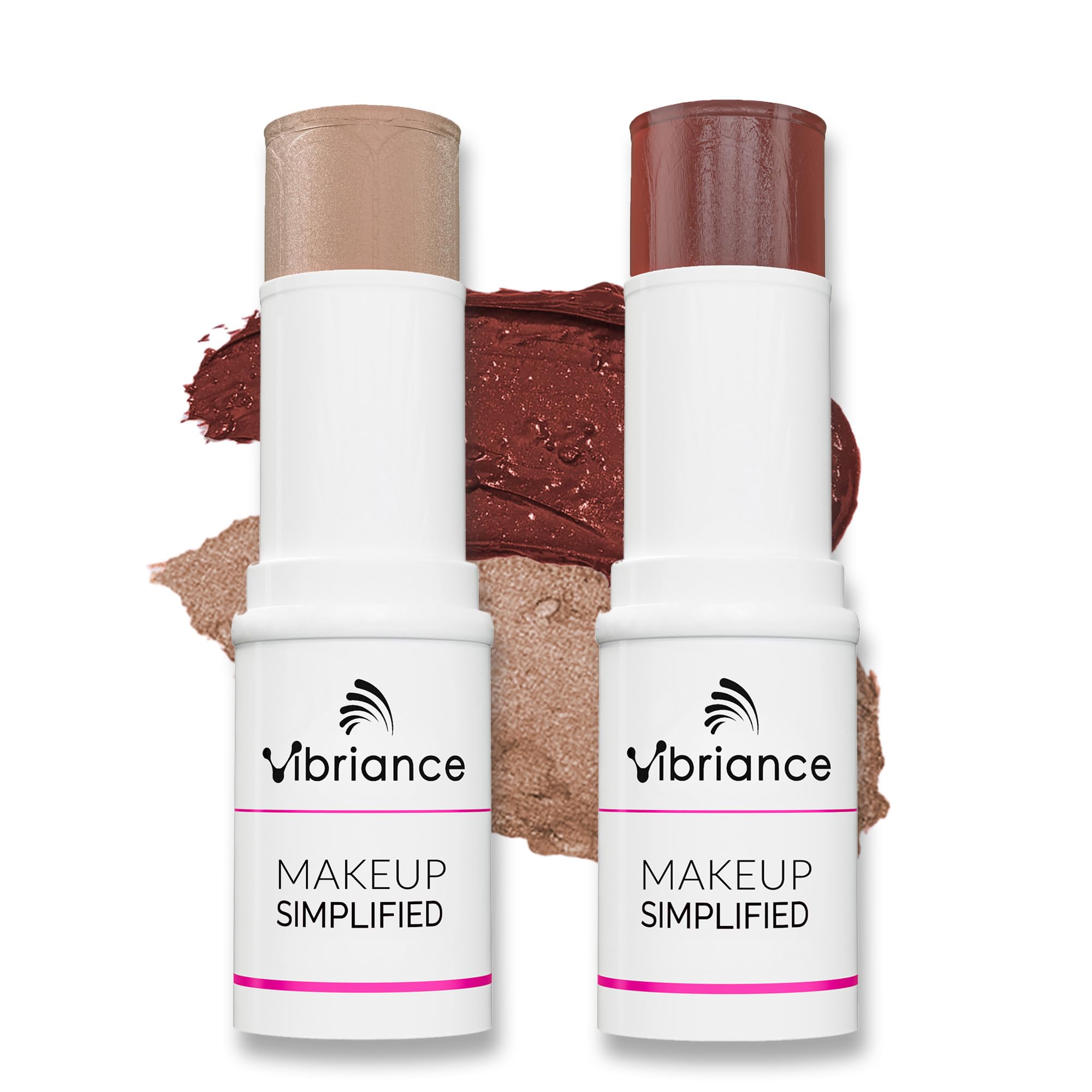 Vibriance Illuminate Highlighter Stick adds a natural glow to cheekbones and collarbone.