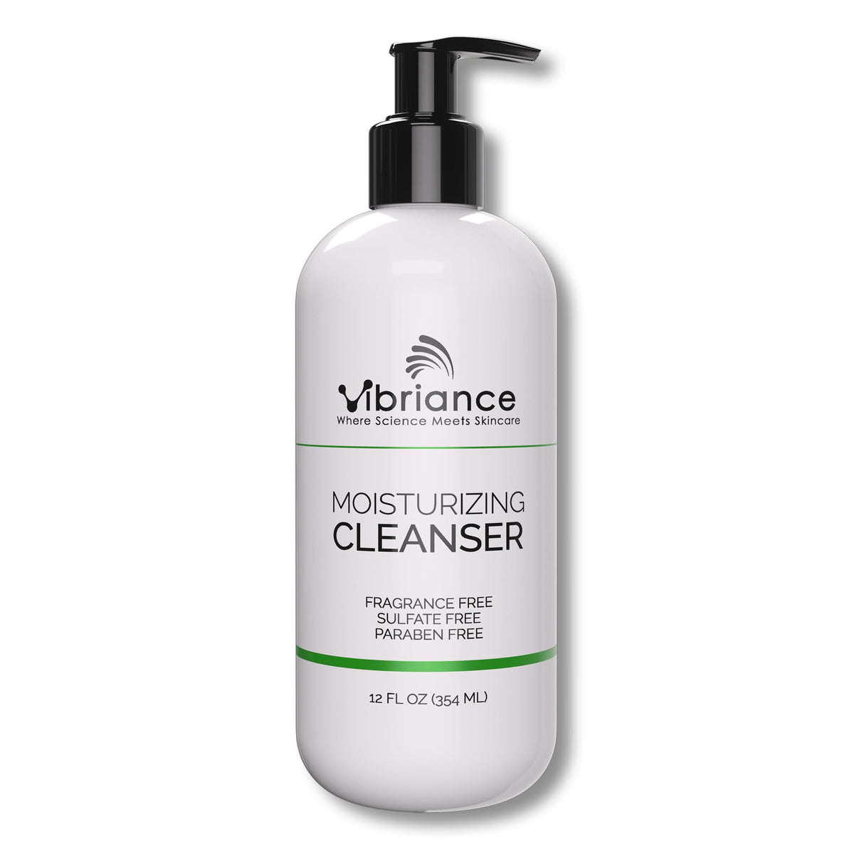 Vibriance Moisturizing Cleanser pours oil to foam for hydration.
