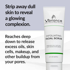 Texture close-up of Vibriance scrub showing gentle exfoliation.
