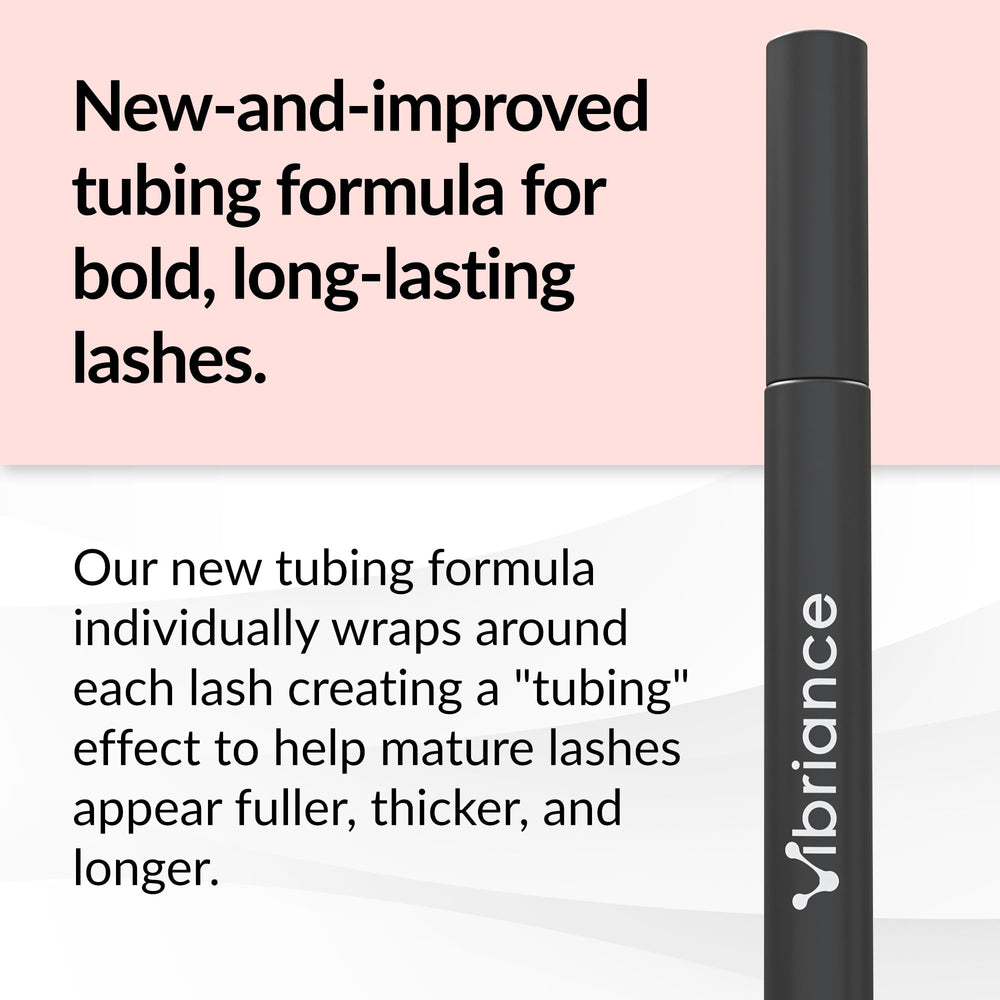 Vibriance Volumizing Mascara after application showing lifted lashes.