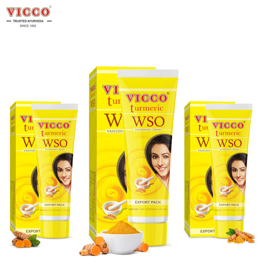 Vicco Turmeric WSO texture close-up shows lightweight, non-greasy absorption for daily use.